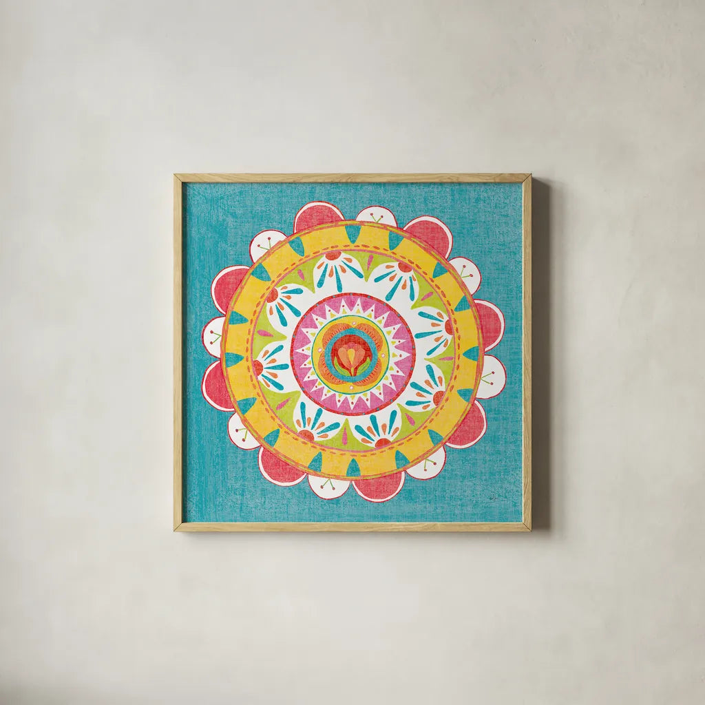 Like Frida I by Harriet Sussman. Shown in a natural wood glass frame for a timeless modern aesthetic. Available as an archival giclee rolled canvas, fine art paper, or poster print. SKU 39653a.