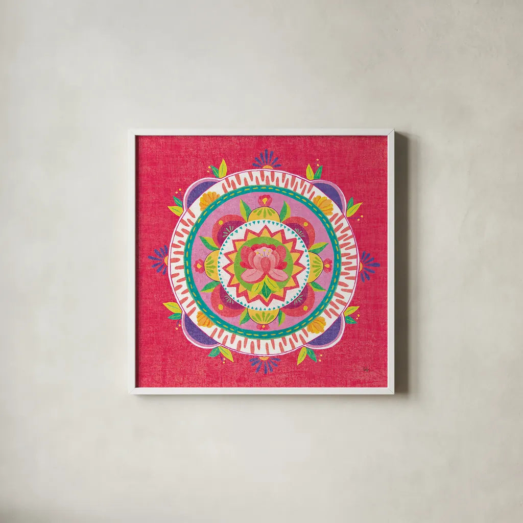 Like Frida II by Harriet Sussman. Shown in a crisp white glass frame for a clean and minimalist style. Available as an archival giclee rolled canvas, fine art paper, or poster print. SKU 39654a.