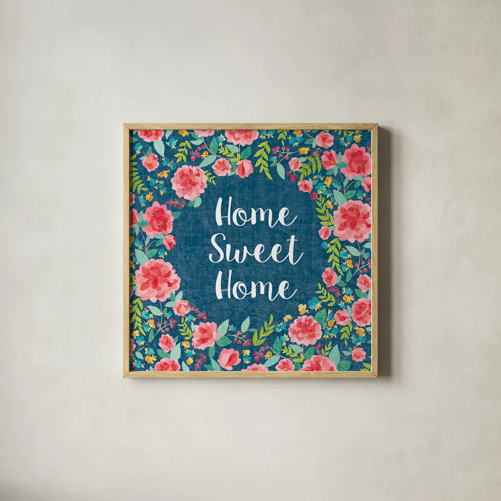 Like Frida VII by Harriet Sussman. Shown in a natural wood glass frame for a timeless modern aesthetic. Available as an archival giclee rolled canvas, fine art paper, or poster print. SKU 39659a.