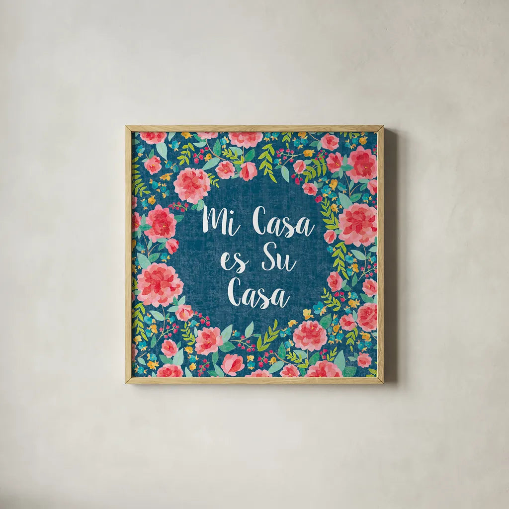 Like Frida VIII by Harriet Sussman. Shown in a natural wood glass frame for a timeless modern aesthetic. Available as an archival giclee rolled canvas, fine art paper, or poster print. SKU 39660a.