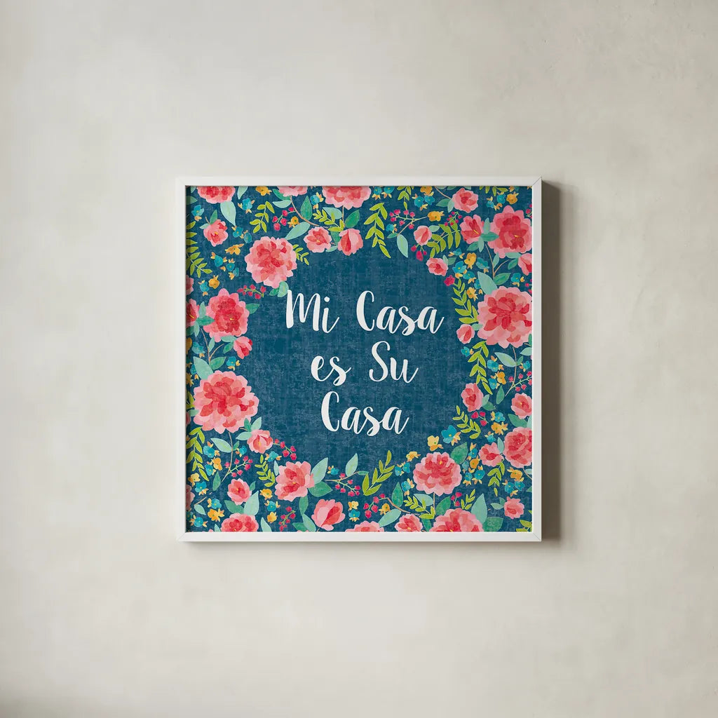 Like Frida VIII by Harriet Sussman. Shown in a crisp white glass frame for a clean and minimalist style. Available as an archival giclee rolled canvas, fine art paper, or poster print. SKU 39660a.