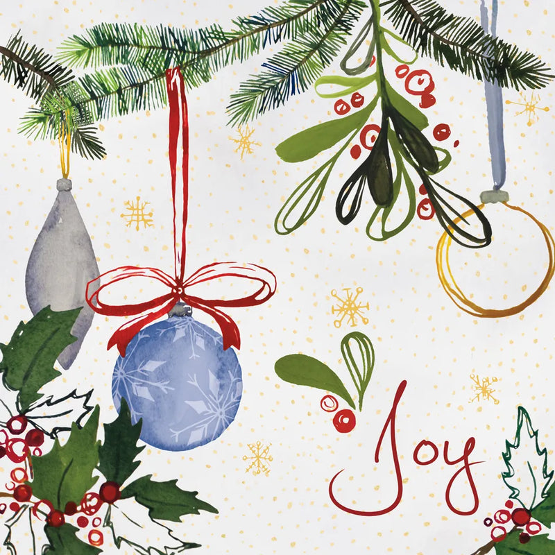 Watercolor Christmas I by Harriet Sussman. SKU 30810a. Archival Giclee Fine art print for wall decor.