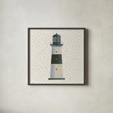 A Day at Sea III by James Wiens. Shown in a sleek black glass frame for a contemporary gallery look. Available as an archival giclee rolled canvas, fine art paper, or poster print. SKU 46482a.