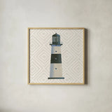 A Day at Sea III by James Wiens. Shown in a natural wood glass frame for a timeless modern aesthetic. Available as an archival giclee rolled canvas, fine art paper, or poster print. SKU 46482a.