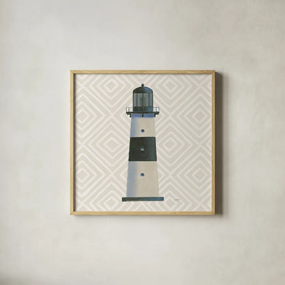 A Day at Sea III by James Wiens. Shown in a natural wood glass frame for a timeless modern aesthetic. Available as an archival giclee rolled canvas, fine art paper, or poster print. SKU 46482a.