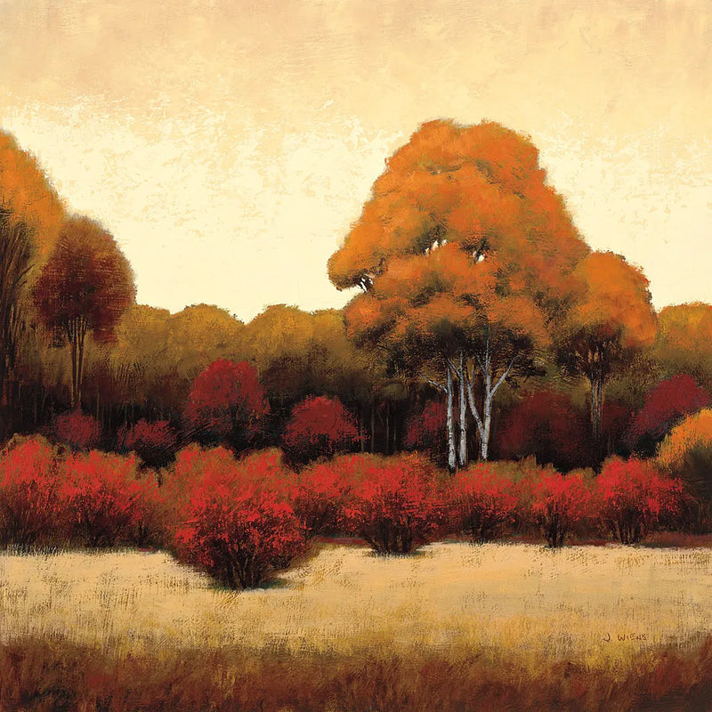 Autumn Forest I by James Wiens. SKU 10371a. Archival Giclee Fine art print for wall decor.
