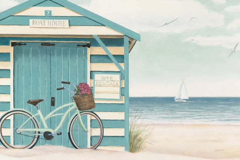 Beach Cruiser I by James Wiens. SKU 17416i. Archival Giclee Fine art print for wall decor.