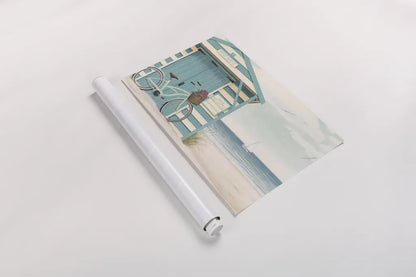 Beach Cruiser I by James Wiens. shown as a rolled paper print. Available as archival giclee rolled canvas, fine art paper, or poster print. SKU 17416i.