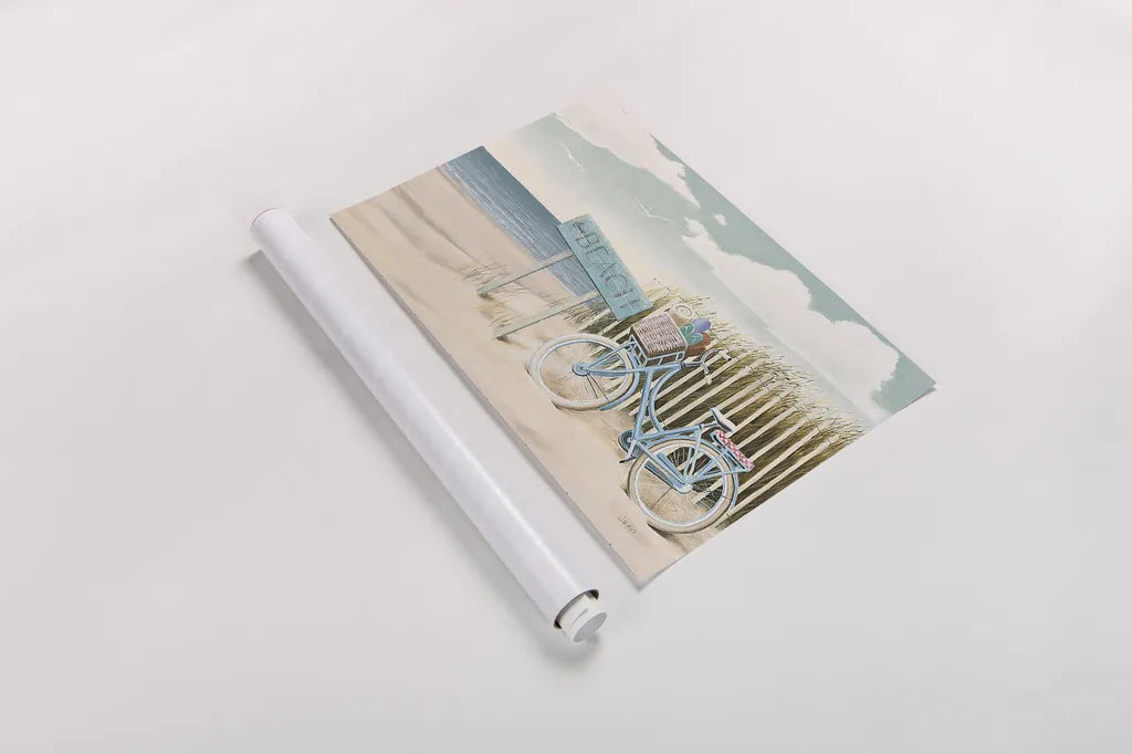 Beach Cruiser II by James Wiens. shown as a rolled paper print. Available as archival giclee rolled canvas, fine art paper, or poster print. SKU 17417i.