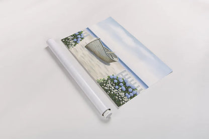 Beach Days I by James Wiens. shown as a rolled paper print. Available as archival giclee rolled canvas, fine art paper, or poster print. SKU 35904i.