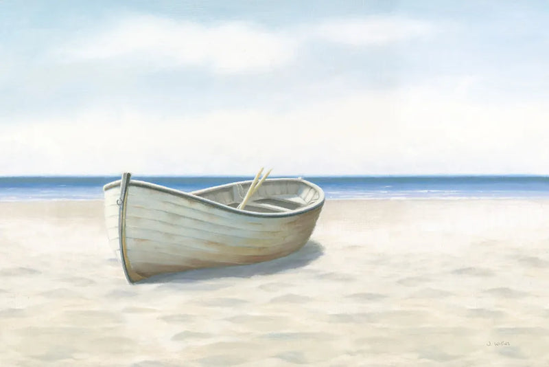 Beach Days I No Fence Flowers by James Wiens. SKU 36320i. Archival Giclee Fine art print for wall decor.