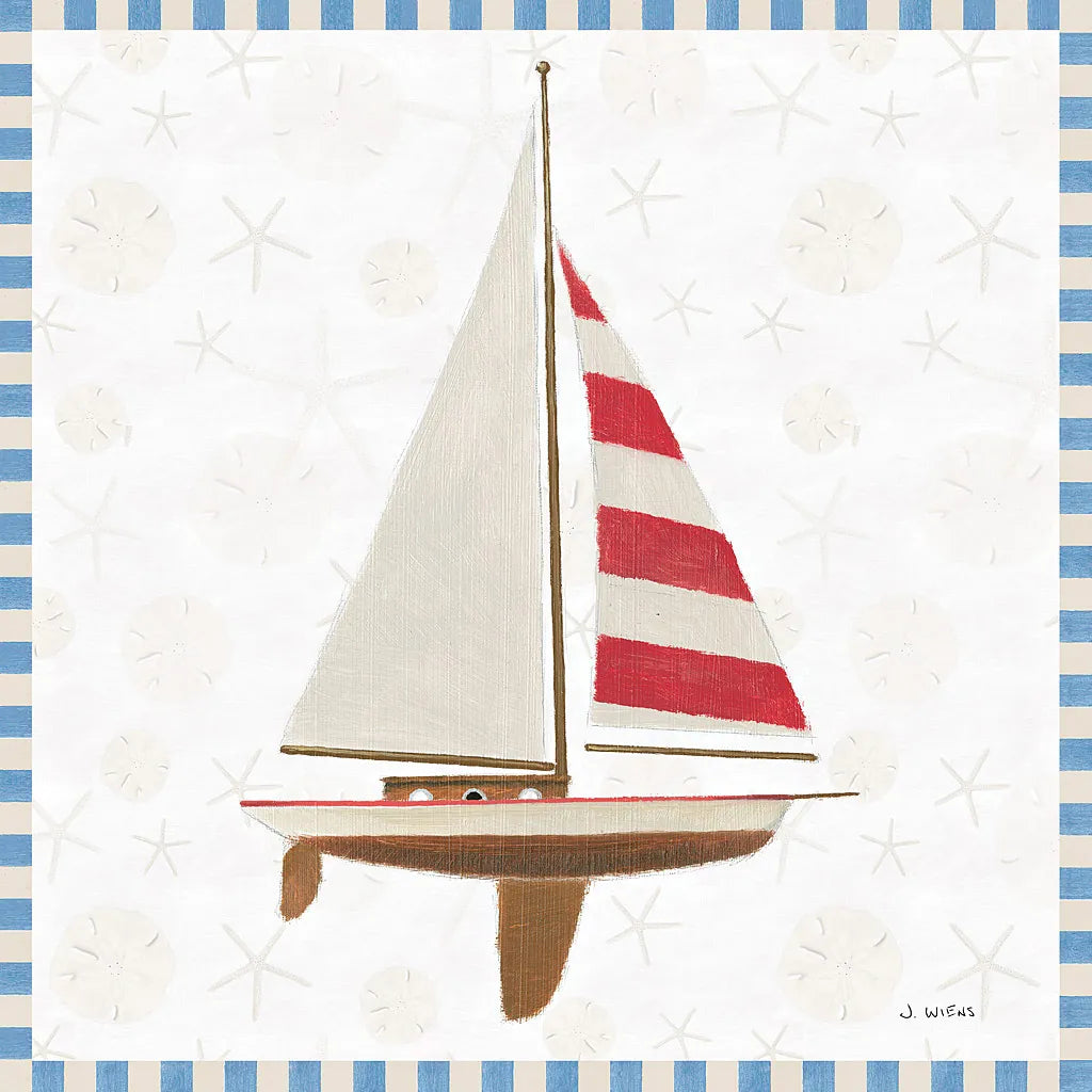 Beach Days IV by James Wiens. SKU 35907a. Archival Giclee Fine art print for wall decor.