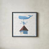 Beach Days V by James Wiens. Shown in a sleek black glass frame for a contemporary gallery look. Available as an archival giclee rolled canvas, fine art paper, or poster print. SKU 35908a.