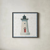Beach Days VI by James Wiens. Shown in a sleek black glass frame for a contemporary gallery look. Available as an archival giclee rolled canvas, fine art paper, or poster print. SKU 35909a.