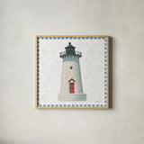 Beach Days VI by James Wiens. Shown in a natural wood glass frame for a timeless modern aesthetic. Available as an archival giclee rolled canvas, fine art paper, or poster print. SKU 35909a.