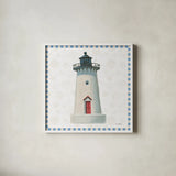 Beach Days VI by James Wiens. Shown in a crisp white glass frame for a clean and minimalist style. Available as an archival giclee rolled canvas, fine art paper, or poster print. SKU 35909a.