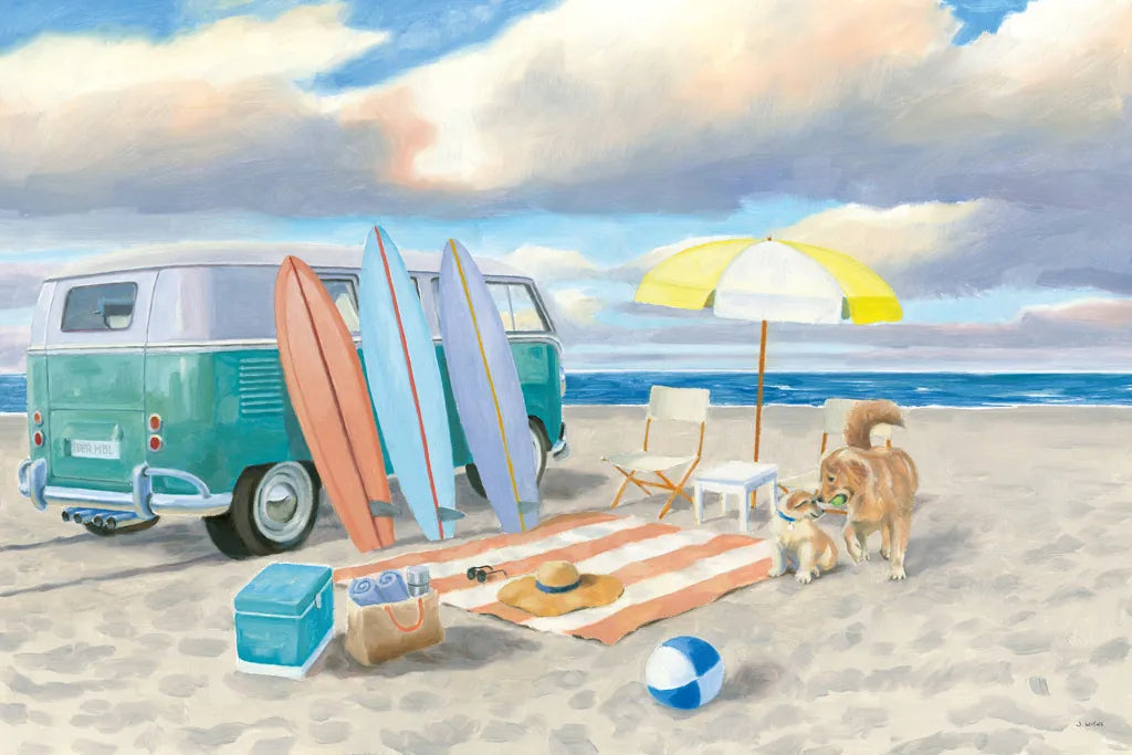 Beach Ride II by James Wiens. SKU 73132i. Archival Giclee Fine art print for wall decor.