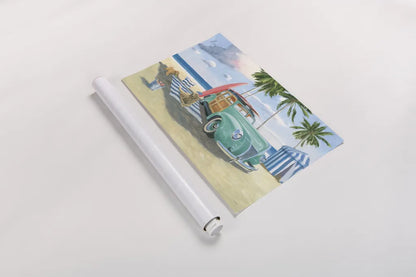 Beach Ride III by James Wiens. shown as a rolled paper print. Available as archival giclee rolled canvas, fine art paper, or poster print. SKU 73133i.