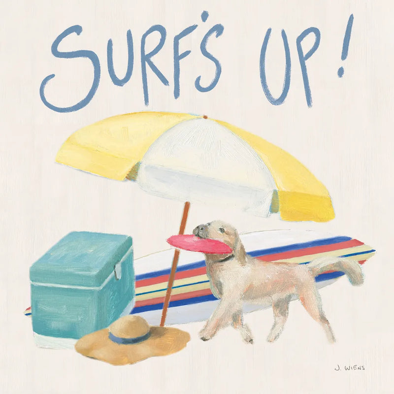 Beach Ride Surfs Up XIV by James Wiens. SKU 82528a. Archival Giclee Fine art print for wall decor.