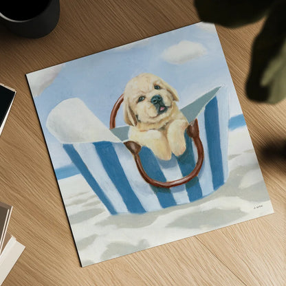 Beach Ride VI by James Wiens. Shown as a detailed flat fine art print, highlighting archival giclee quality. Available as an archival giclee rolled canvas, fine art paper, or poster print. SKU 73136a.