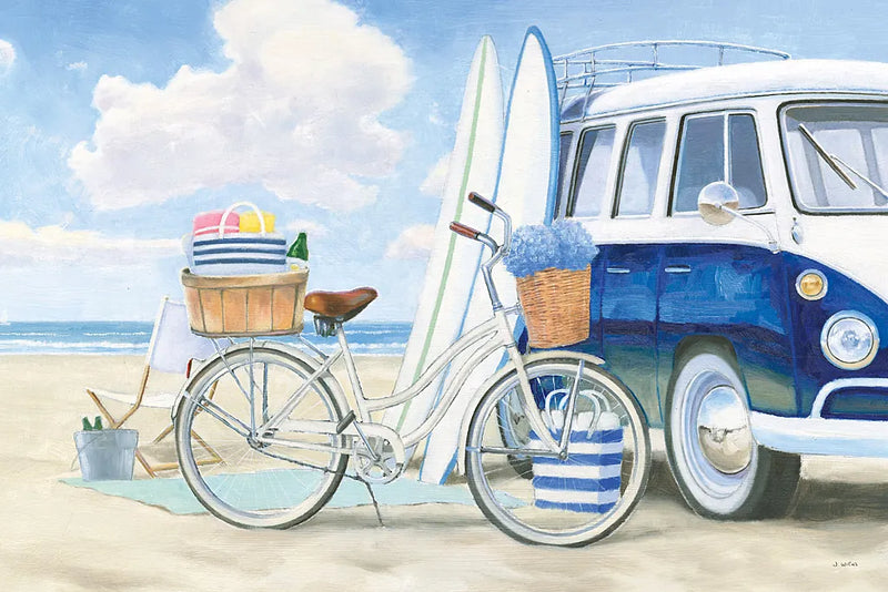Beach Time I by James Wiens. SKU 51689i. Archival Giclee Fine art print for wall decor.