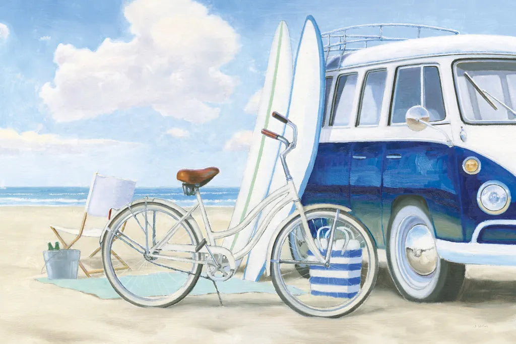 Beach Time I No Baskets by James Wiens. SKU 51857i. Archival Giclee Fine art print for wall decor.