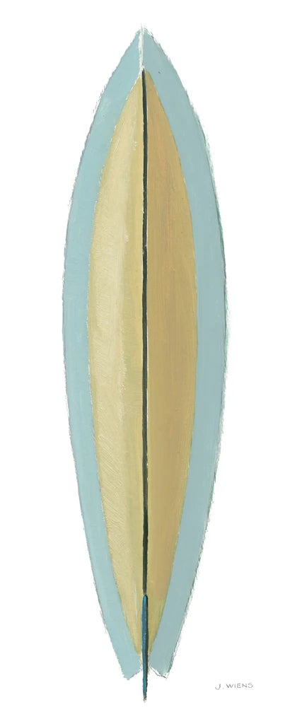 Beach Time Surfboard II by James Wiens