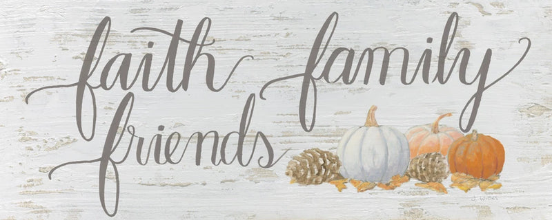 Beautiful Bounty Sign III Faith Family Friends Script by James Wiens