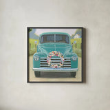 Beautiful Country I Square by James Wiens. Shown in a sleek black glass frame for a contemporary gallery look. Available as an archival giclee rolled canvas, fine art paper, or poster print. SKU 30016a.