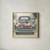 Beautiful Country III Gray White Sq v2 by James Wiens. Shown in a natural wood glass frame for a timeless modern aesthetic. Available as an archival giclee rolled canvas, fine art paper, or poster print. SKU 101039a.