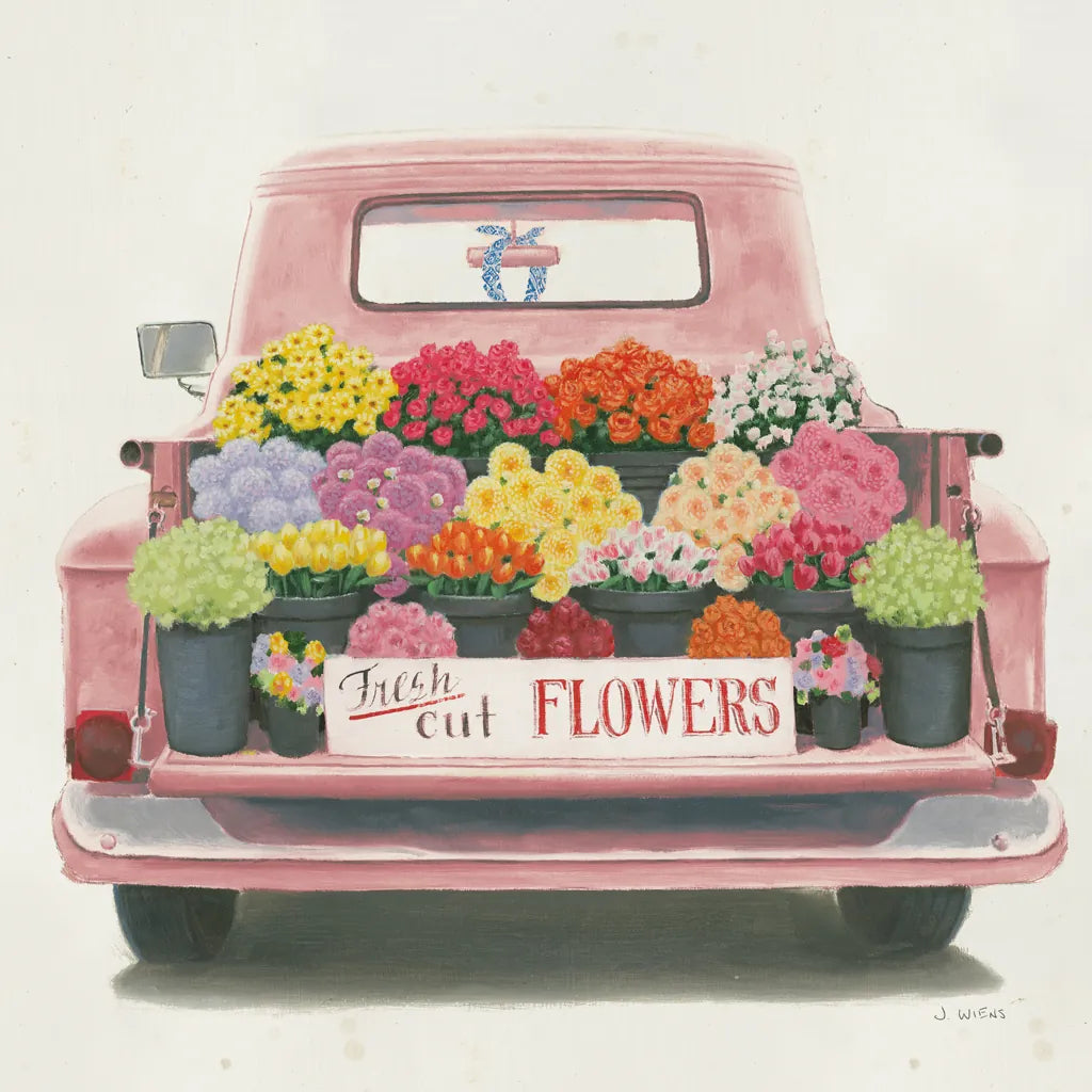 Beautiful Country III Sq Pink by James Wiens. SKU 83535a. Archival Giclee Fine art print for wall decor.