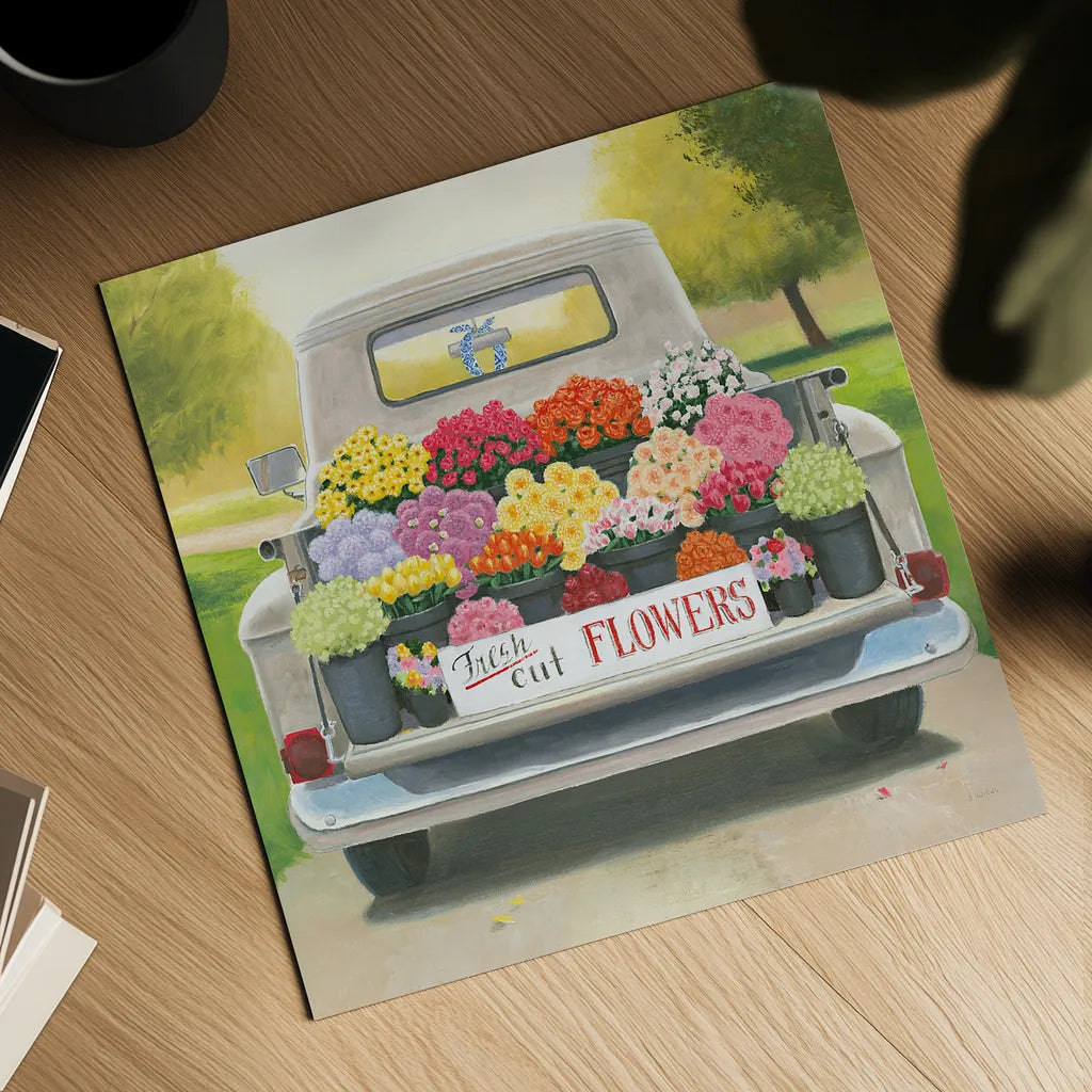 Beautiful Country III Square by James Wiens. Shown as a detailed flat fine art print, highlighting archival giclee quality. Available as an archival giclee rolled canvas, fine art paper, or poster print. SKU 30846a.