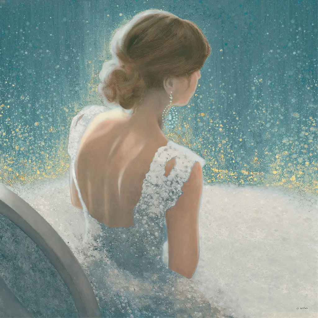 Before the Opera Blue by James Wiens. SKU 22176a. Archival Giclee Fine art print for wall decor.