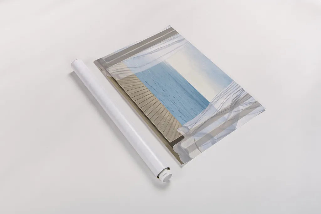 Blue Breeze by James Wiens. shown as a rolled paper print. Available as archival giclee rolled canvas, fine art paper, or poster print. SKU 12190i.