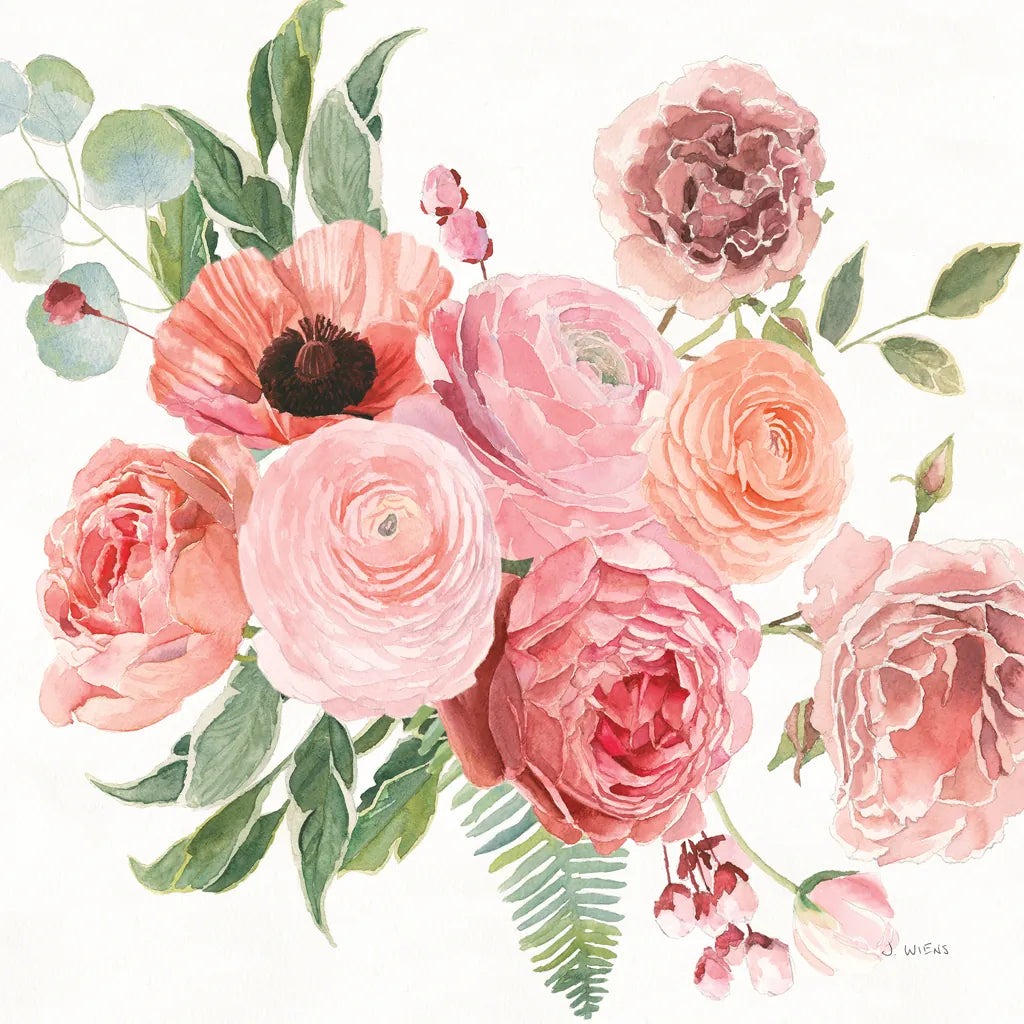 Boho Bouquet  VIII by James Wiens. SKU 68448a. Archival Giclee Fine art print for wall decor.