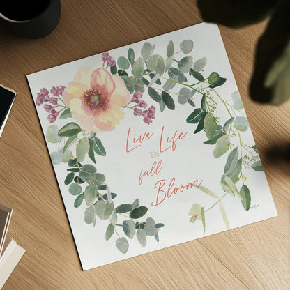 Boho Bouquet  XII by James Wiens. Shown as a detailed flat fine art print, highlighting archival giclee quality. Available as an archival giclee rolled canvas, fine art paper, or poster print. SKU 68452a.