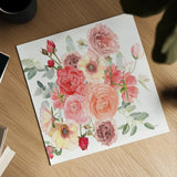 Boho Bouquet  XIV by James Wiens. Shown as a detailed flat fine art print, highlighting archival giclee quality. Available as an archival giclee rolled canvas, fine art paper, or poster print. SKU 68454a.