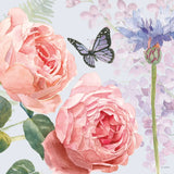 Boho Bouquet II Blue by James Wiens. SKU 62648a. Archival Giclee Fine art print for wall decor.