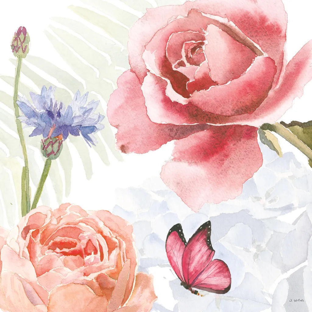 Boho Bouquet IV by James Wiens. SKU 62645a. Archival Giclee Fine art print for wall decor.