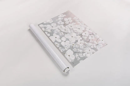 Bringing in Blossoms by James Wiens. shown as a rolled paper print. Available as archival giclee rolled canvas, fine art paper, or poster print. SKU 43507i.