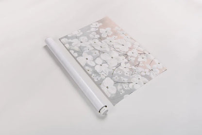 Bringing in Blossoms Blush by James Wiens. shown as a rolled paper print. Available as archival giclee rolled canvas, fine art paper, or poster print. SKU 45677i.