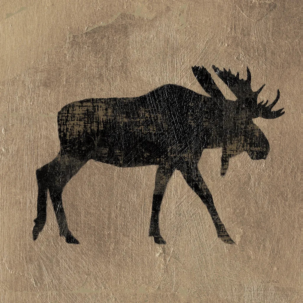 Brown Lodge III by James Wiens. SKU 50176a. Archival Giclee Fine art print for wall decor.