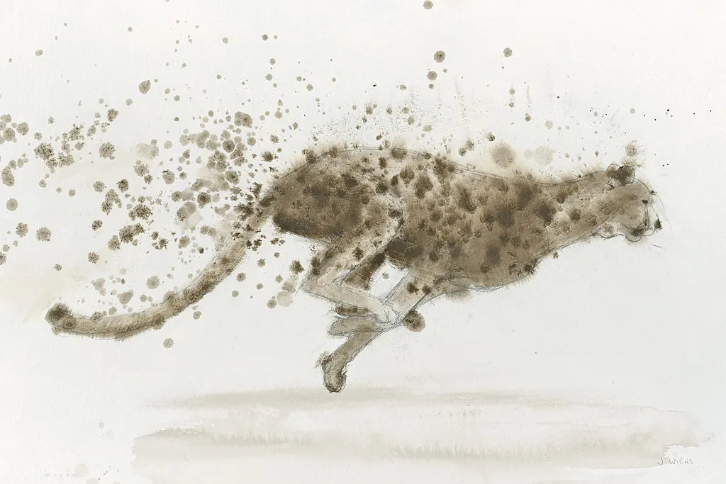 Cheetah v.2 by James Wiens. SKU 22186i. Archival Giclee Fine art print for wall decor.
