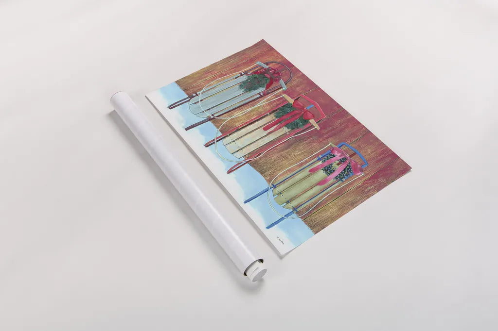 Christmas Affinity V by James Wiens. shown as a rolled paper print. Available as archival giclee rolled canvas, fine art paper, or poster print. SKU 42601i.