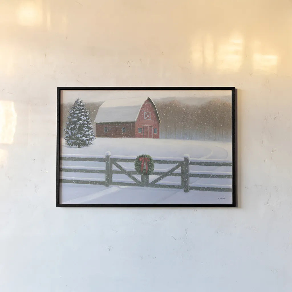 Christmas Affinity VI by James Wiens. shown as a paper print in a black flame. Available as a archival giclee rolled canvas, fine art paper, or poster print. SKU 42602i.