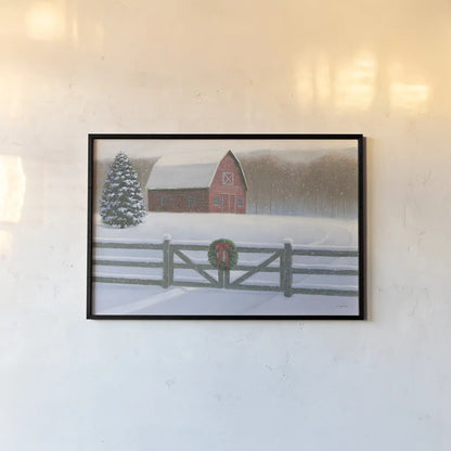 Christmas Affinity VI by James Wiens. shown as a paper print in a black flame. Available as a archival giclee rolled canvas, fine art paper, or poster print. SKU 42602i.