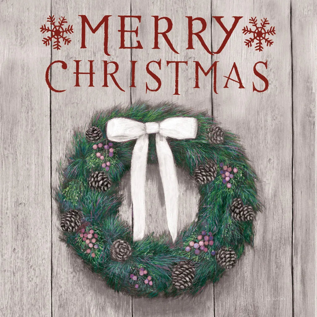 Christmas Affinity VII on Gray Wood by James Wiens. SKU 66805a. Archival Giclee Fine art print for wall decor.