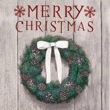 Christmas Affinity VII on Gray Wood by James Wiens. SKU 66805a. Archival Giclee Fine art print for wall decor.