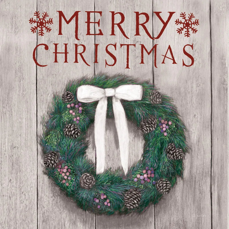 Christmas Affinity VII on Gray Wood by James Wiens. SKU 66805a. Archival Giclee Fine art print for wall decor.