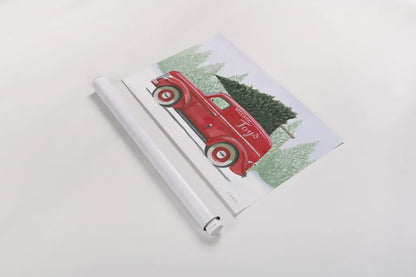 Christmas Farm II by James Wiens. shown as a rolled paper print. Available as archival giclee rolled canvas, fine art paper, or poster print. SKU 71004i.